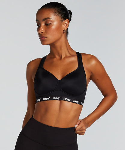 Hunkemoller_HKMX Sports Bra The ALL STAR Level 2 in Different Cup Sizes_175964_Black_01