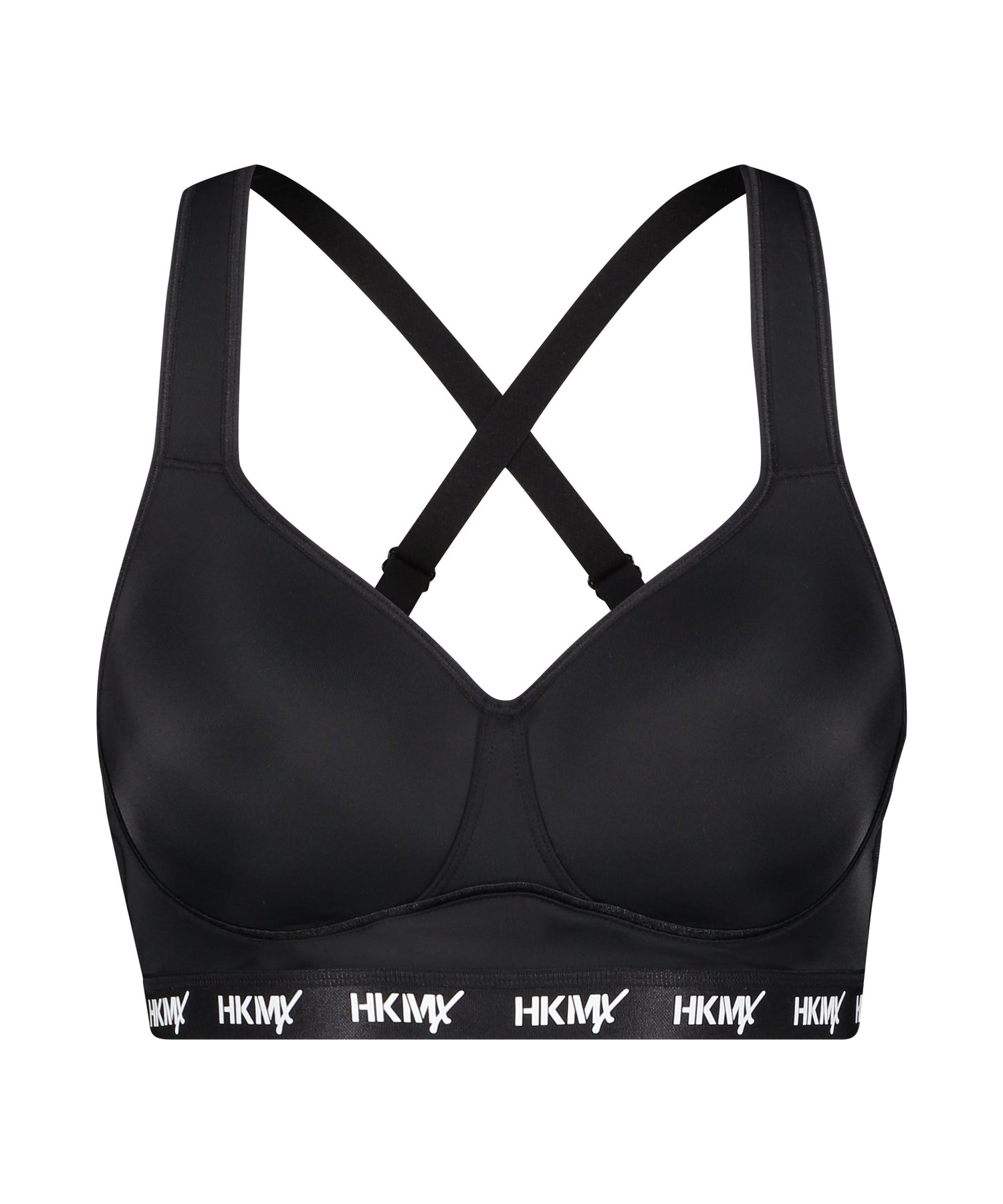 Hunkemoller_HKMX Sports Bra The ALL STAR Level 2 in Different Cup Sizes_175964_Black_05