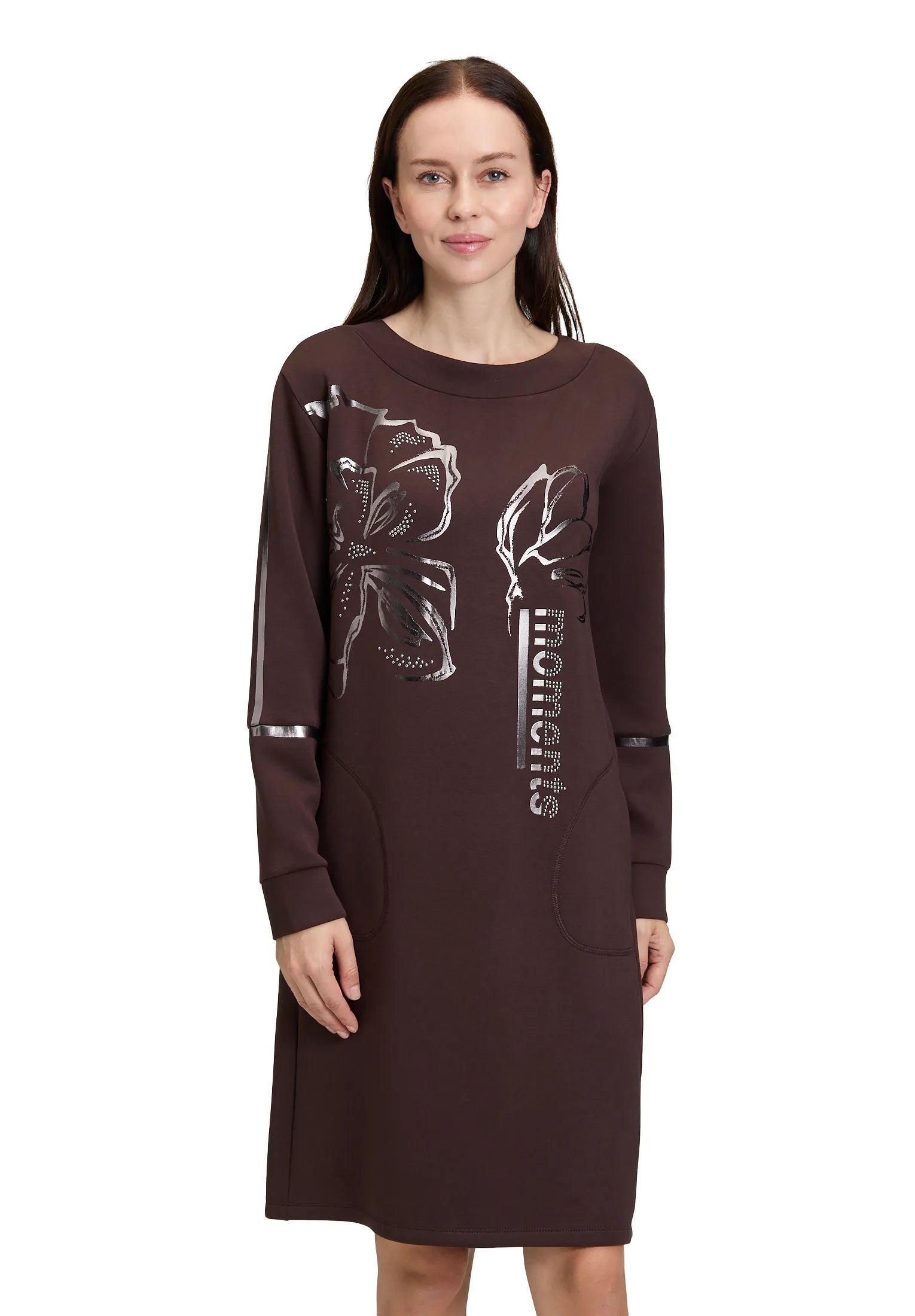 Betty Barclay_Light Maroon_Short Jersey Dress 1/1 Sleeve_1773-1499_7410_02