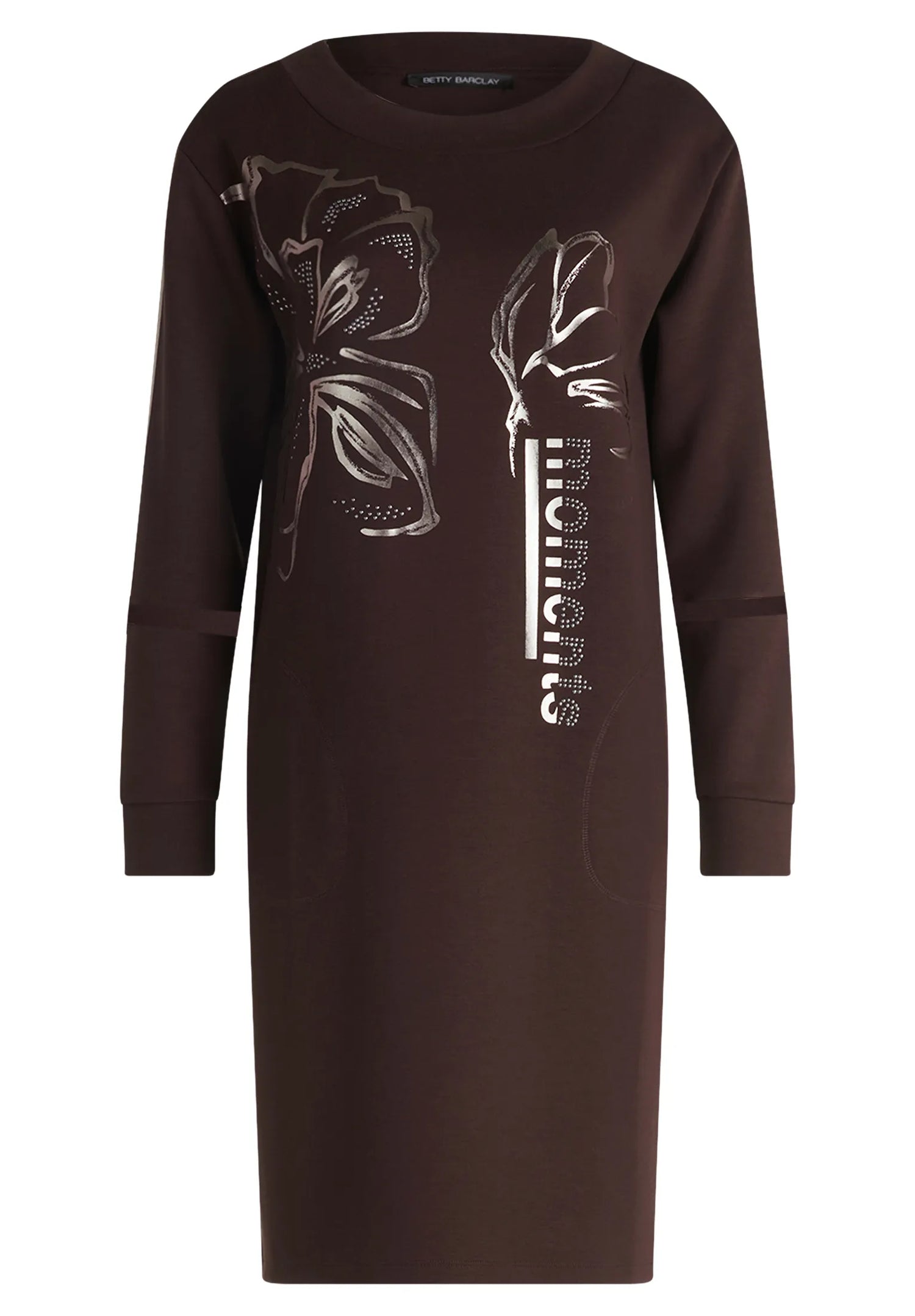 Betty Barclay_Light Maroon_Short Jersey Dress 1/1 Sleeve_1773-1499_7410_04