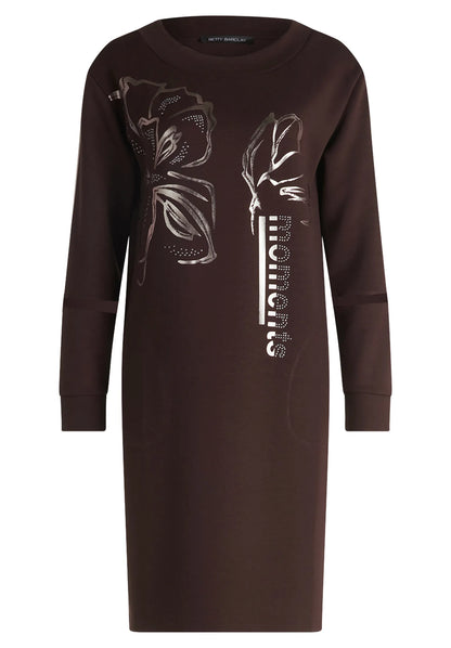 Betty Barclay_Light Maroon_Short Jersey Dress 1/1 Sleeve_1773-1499_7410_04