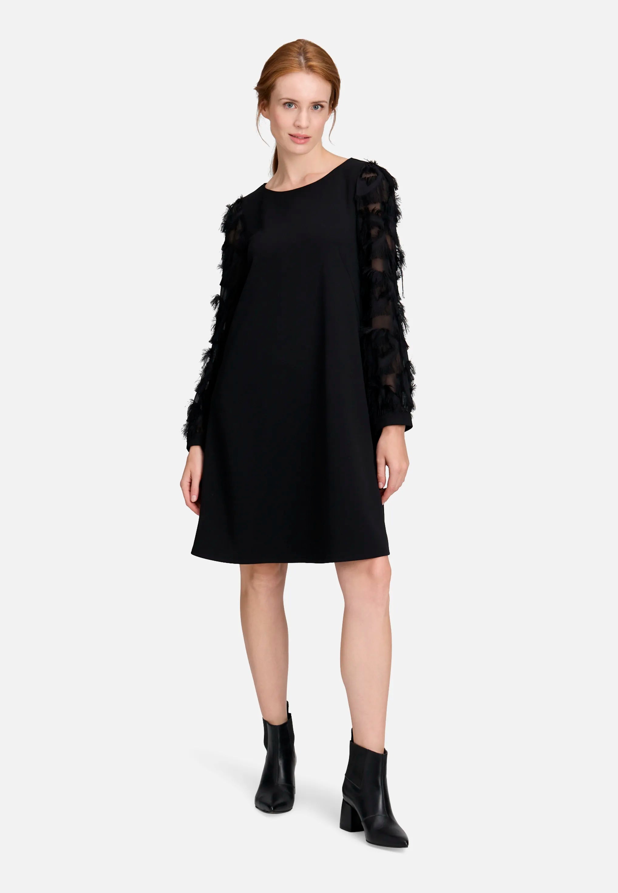 Betty Barclay_Black_Long-Sleeved Sheath Dress_1785-2420_9045_03