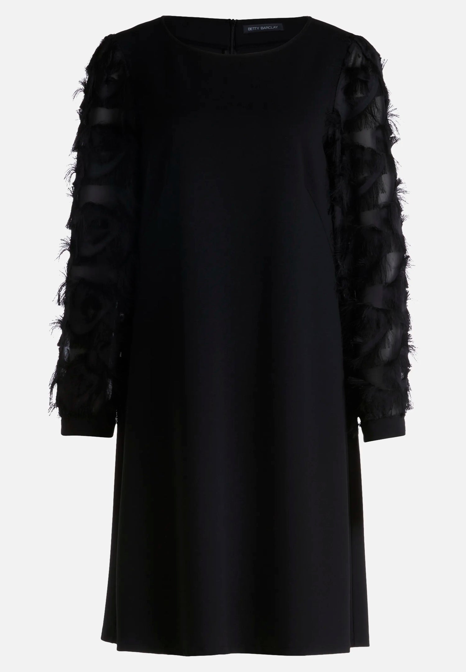 Betty Barclay_Black_Long-Sleeved Sheath Dress_1785-2420_9045_05