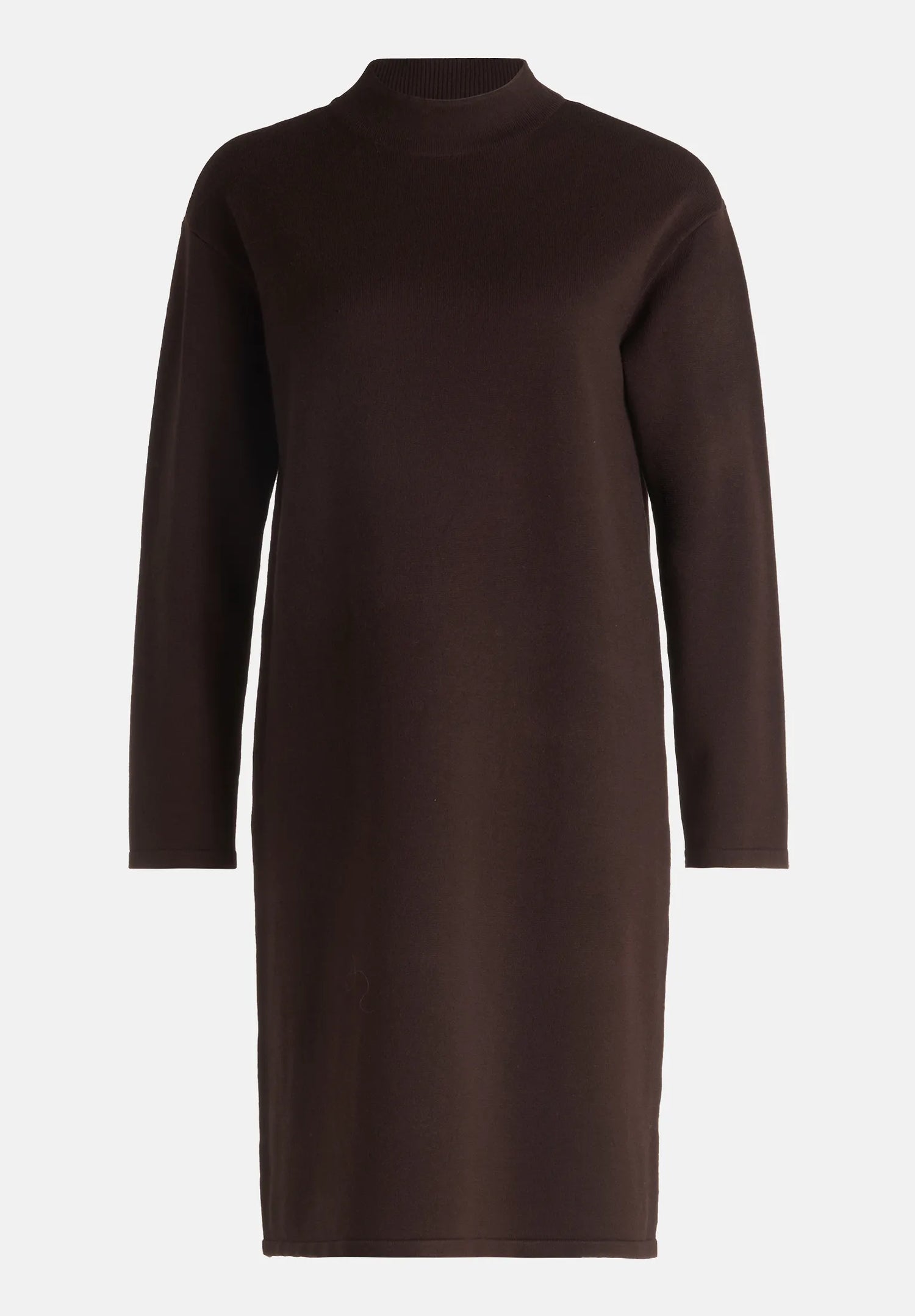 Betty Barclay_Light Maroon_Knitted Dress with Stand-Up Collar_1786-2907_7410_04