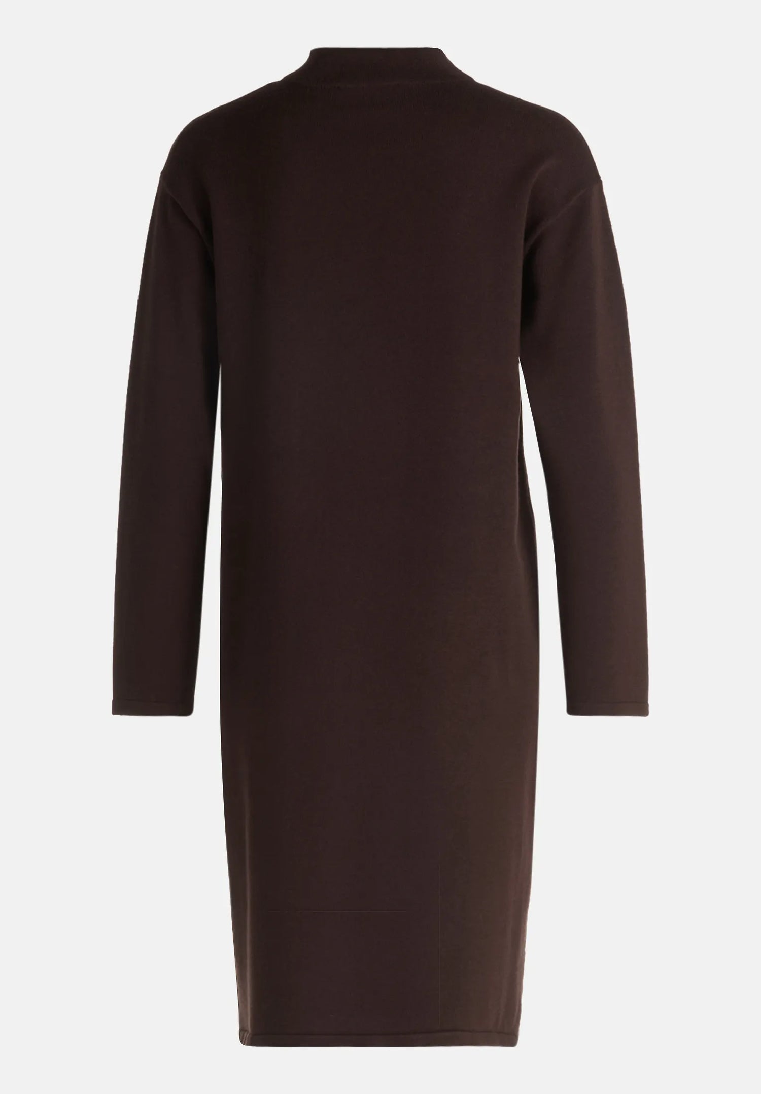 Betty Barclay_Light Maroon_Knitted Dress with Stand-Up Collar_1786-2907_7410_05