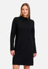 Betty Barclay_Black_Knit Dress with Stand-Up Collar_1786-2907_9045_01