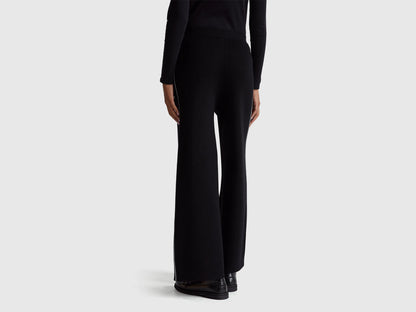 Benetton_Black_Palazzo Trousers in Viscose Blend_17Q3DF013_100_03