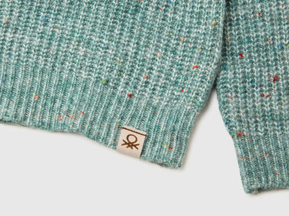Benetton_Aqua_Sweater in Wool Blend_17UFC109Y_79W_03