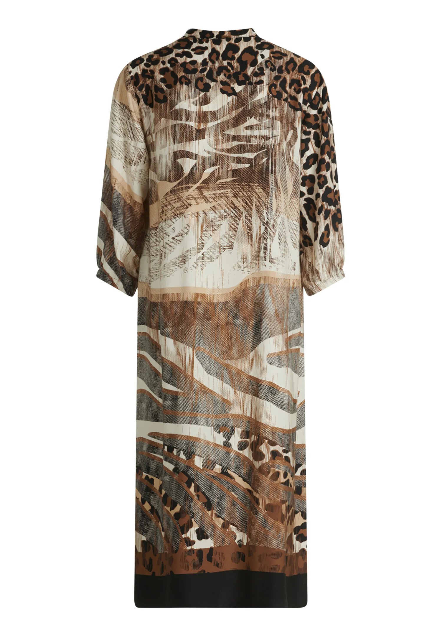Betty Barclay Cream/Black Women Dress Short 3/4 Sleeve SKU: 1821-1790_1891 Image 07