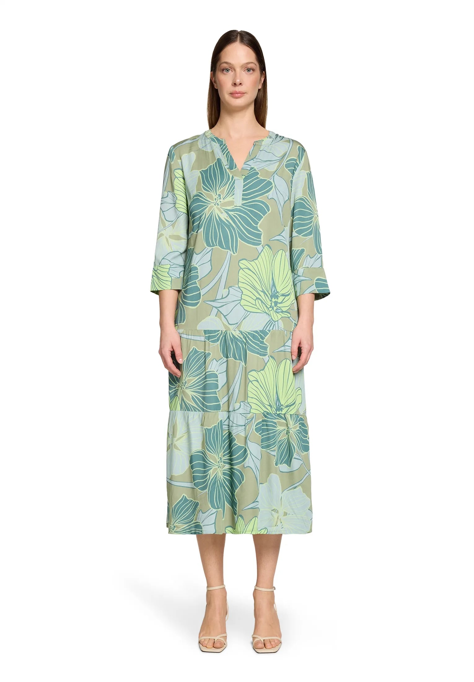 Betty Barclay Mint/Green Women Dress Short 3/4 Sleeve SKU: 1826-1773_5806 Image 03