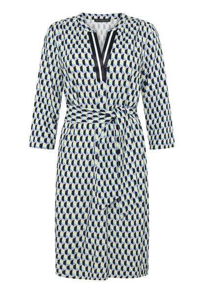 Betty Barclay Blue/Green Women Blouse Dress with Belt SKU: 1840-1855_8850 Image 01