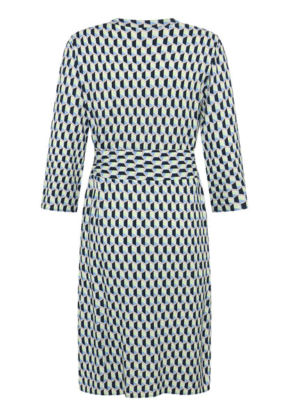 Betty Barclay Blue/Green Women Blouse Dress with Belt SKU: 1840-1855_8850 Image 03
