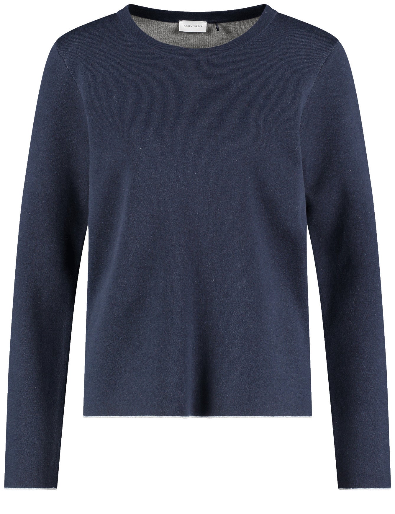Gerry Weber_Night Sky/ Silver Doubleface_Pullover 1/1 Sleeve_190012-57067_8148_01