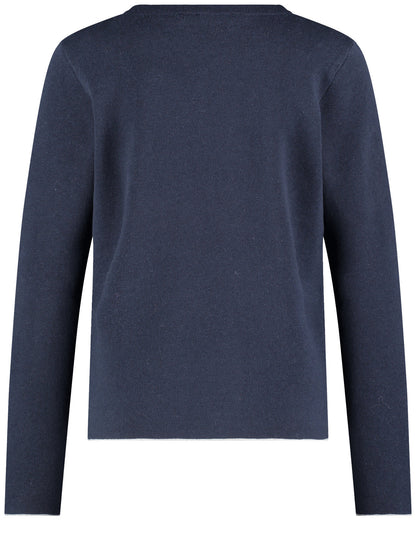 Gerry Weber_Night Sky/ Silver Doubleface_Pullover 1/1 Sleeve_190012-57067_8148_02