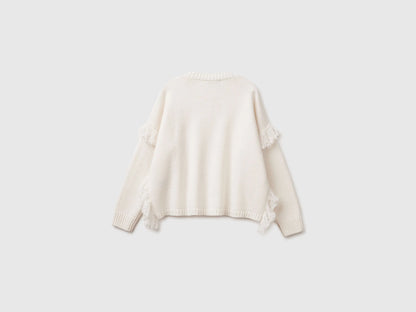 Benetton_Creamy White_Sweater with Fringe_191VD10EZ_000_06