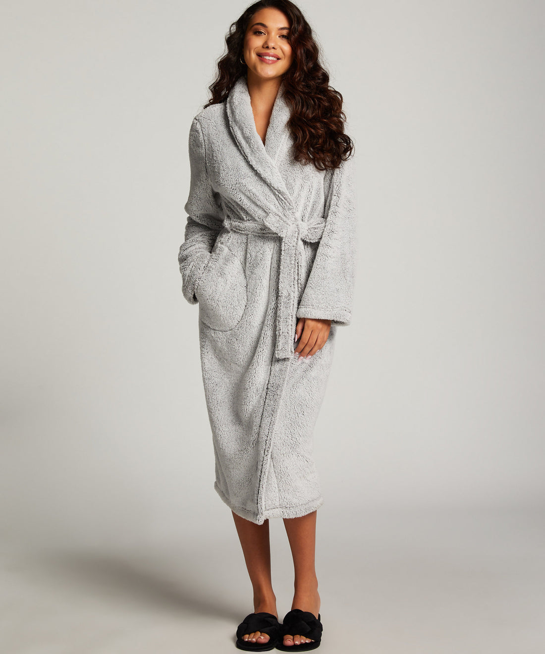 Robe Long Snuggle Fleece_199158_Alloy_01