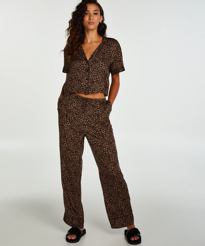 Pant Vis Satin Leopard_199398_Black_01