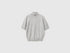 Benetton Light Gray Women Short-Sleeved Turtleneck Sweater SKU: 1B9YD204U_501 Image 01