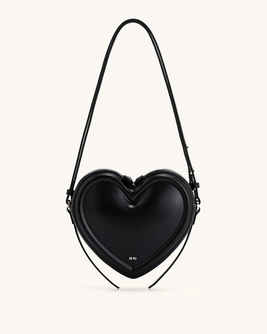 JW PEI_Black_Arlene Heart Shaped Bags_1C127-1_Black_01