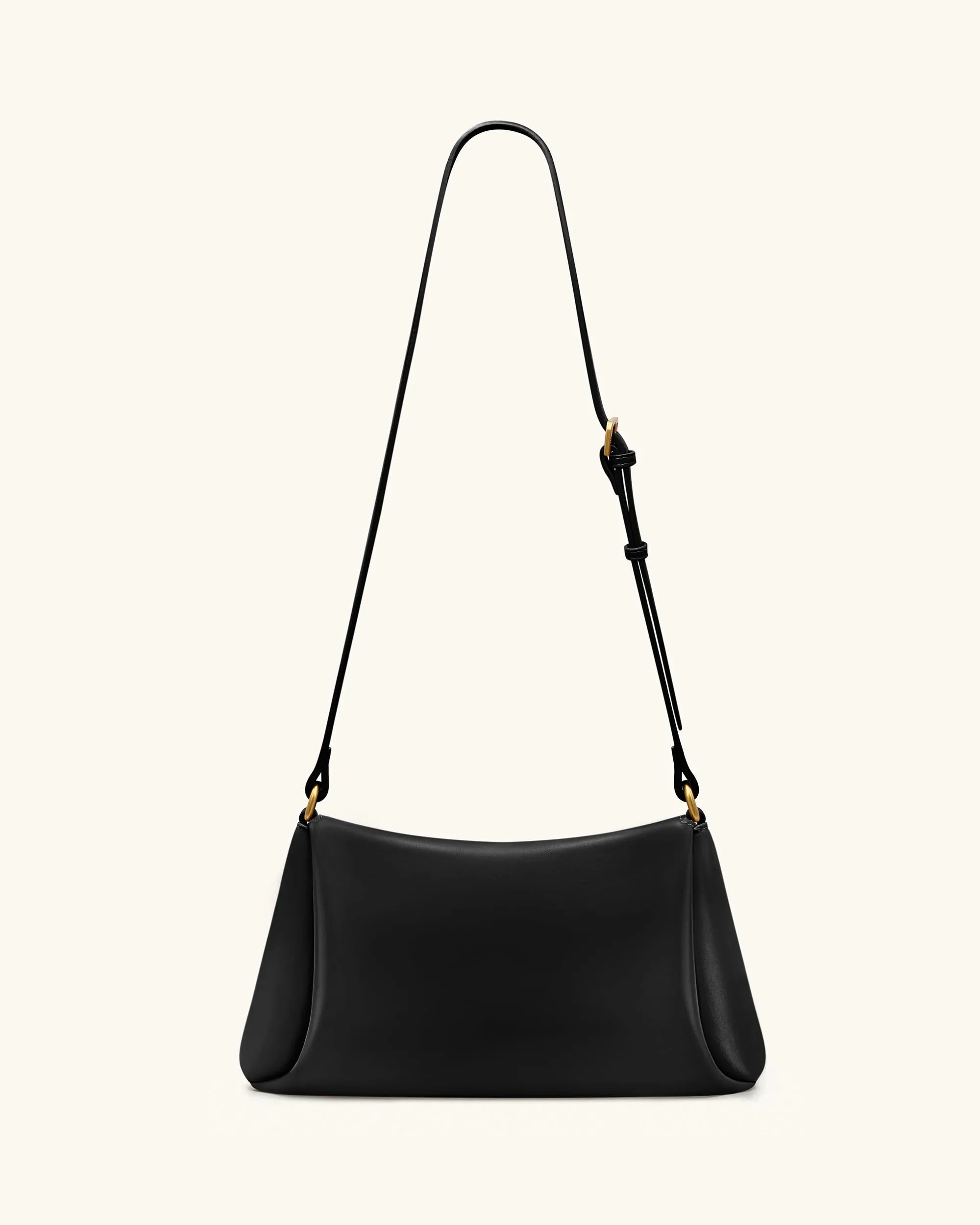 JW PEI Black Women Greta Twist-Lock Crossbody Bag - Black SKU: 1C208-1_Black Image 03