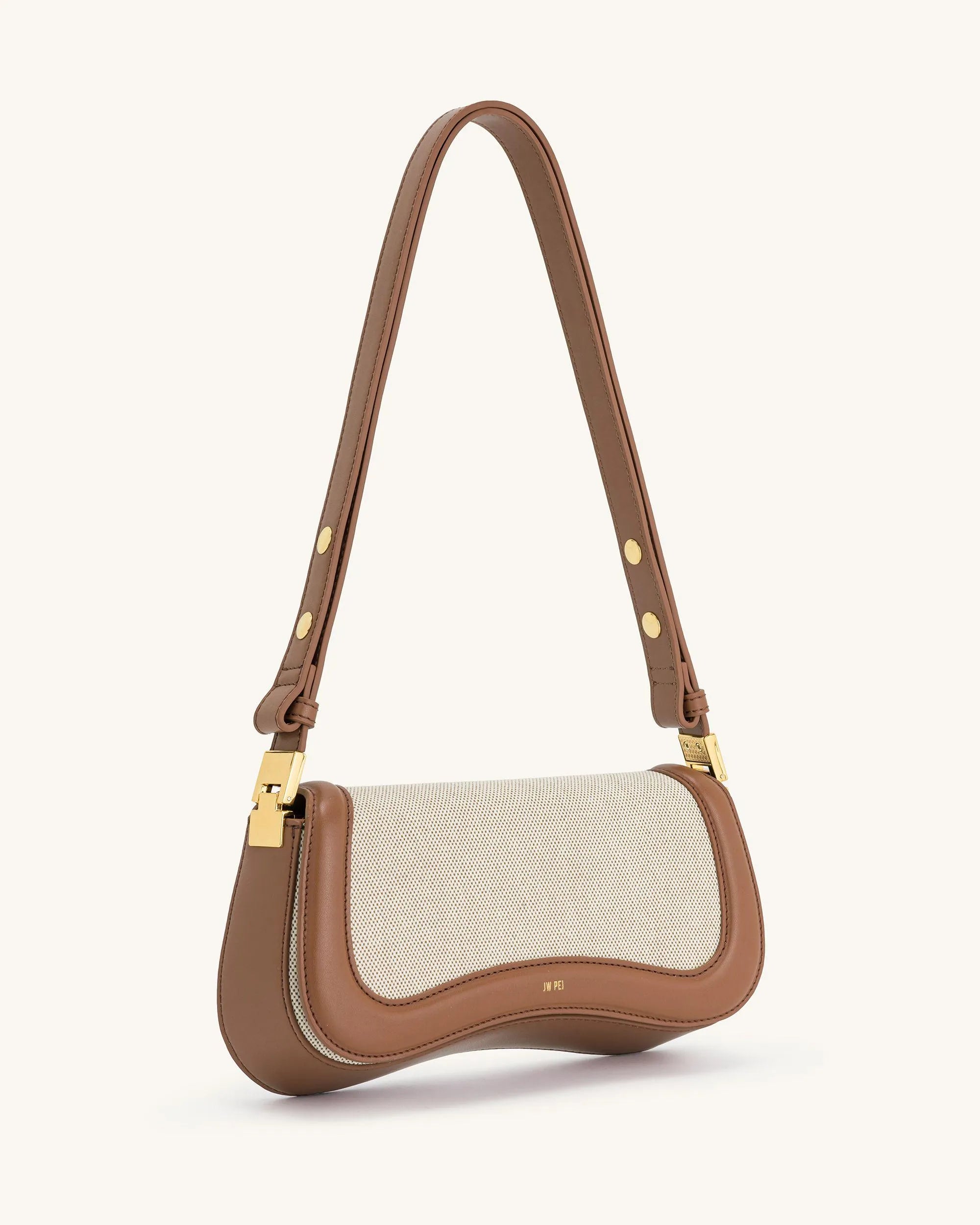JW PEI_Brown Canvas_Joy Shoulder Bags_1C56-311_Brown Canvas_03