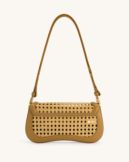 JW PEI_Brown_Joy Faux Bamboo Woven Shoulder Bags_1C56-312_Brown_02