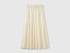 Benetton Creamy White Women Midi Skirt in a Wool-Blend Knit SKU: 1EOFD002C_250 Image 01