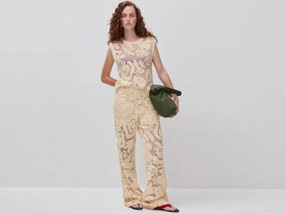 Benetton Beige Women Embroidered Top SKU: 1H6GD10H3_6L8 Image 02
