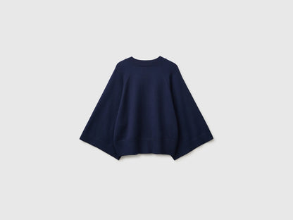 Benetton Dark Blue Women Boxy Fit Shirt SKU: 1IYCD10GG_016 Image 02