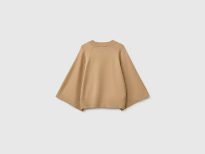 Benetton Camel Women Boxy Fit Shirt SKU: 1IYCD10GG_21R Image 02