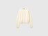 Benetton Creamy White Girls Round Neck Sweater SKU: 1LU4C10AB_0R2 Image 01