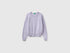 Benetton Lavender Girls Round Neck Sweater SKU: 1LU4C10AB_19B Image 01