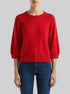 Benetton Red Women Oversized Sweater in Linen Blend SKU: 1MMXD10H6_155 Image 00