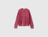 Benetton Fuchsia Girls Chenille Crew Neck Sweater SKU: 1PEUC10AG_2J4 Image 01