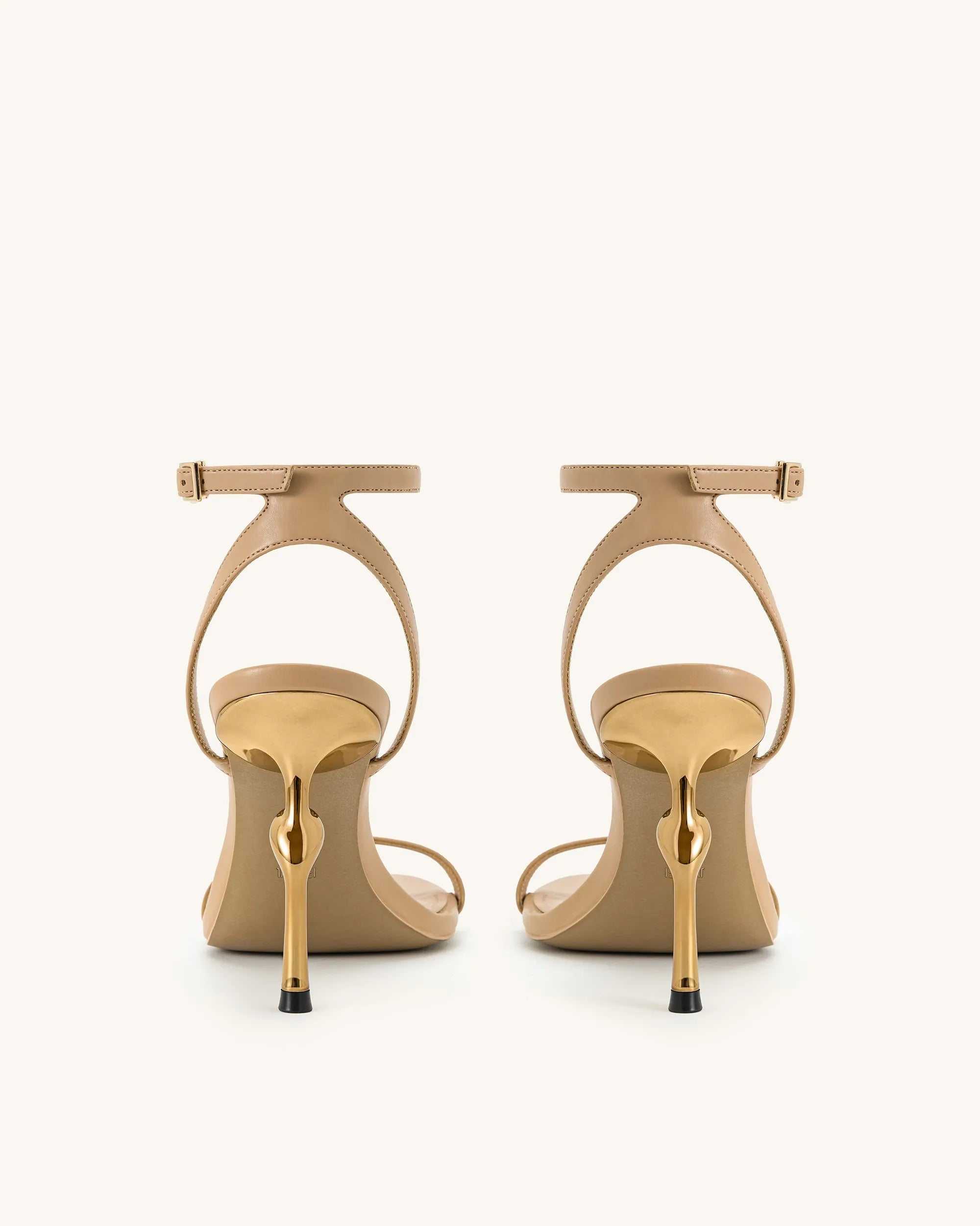 JW PEI_Khaki_Alivia Gold Metal Heel Sandals_1SDS27-32_Khaki_05