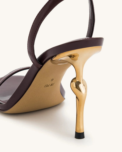 JW PEI_Claret Red_Alivia Gold Metal Heel Sandals_1SDS27-3_Claret Red_06