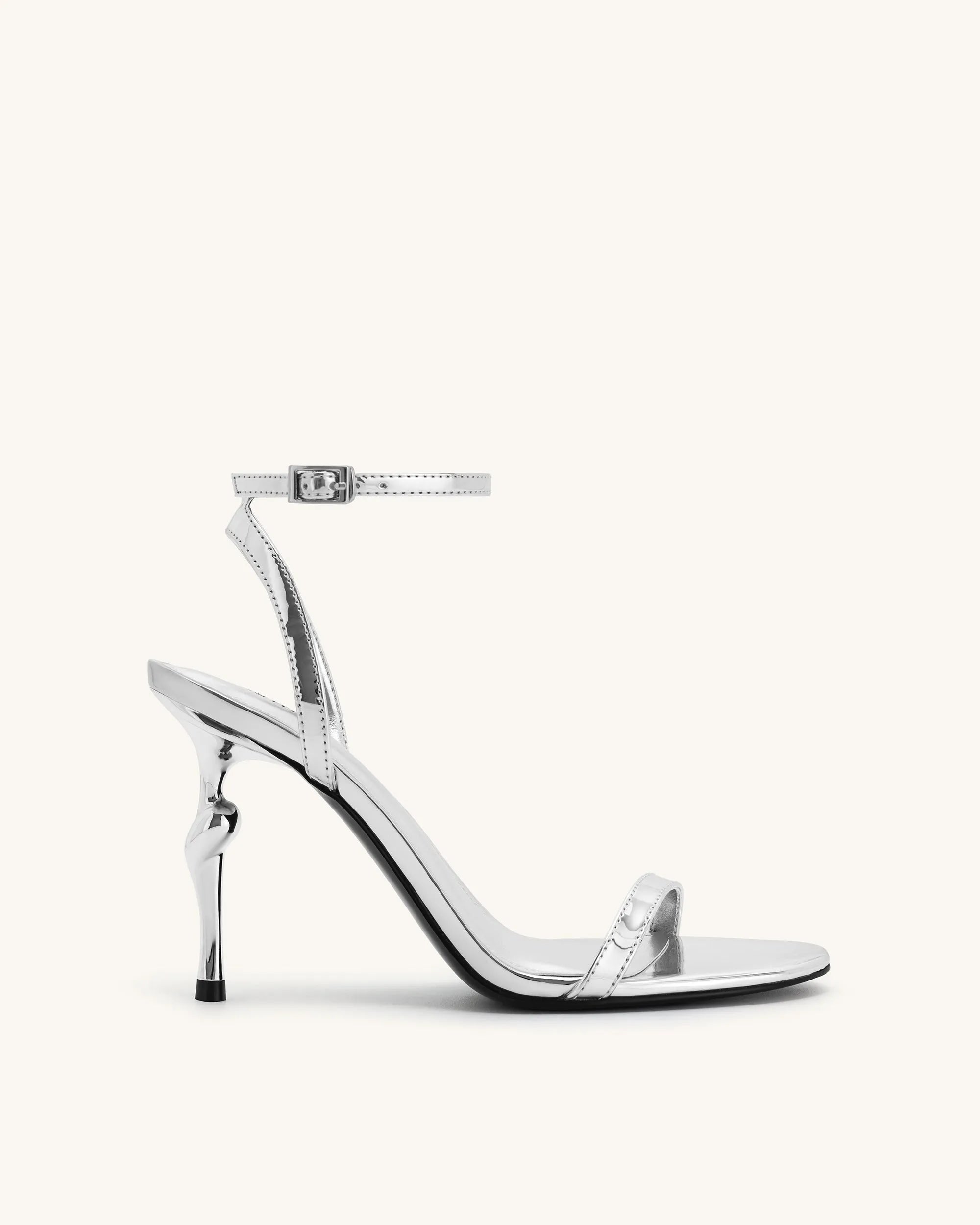 JW PEI_Silver_Alivia Gold Metal Heel Sandals_1SDS27-9_Silver_01