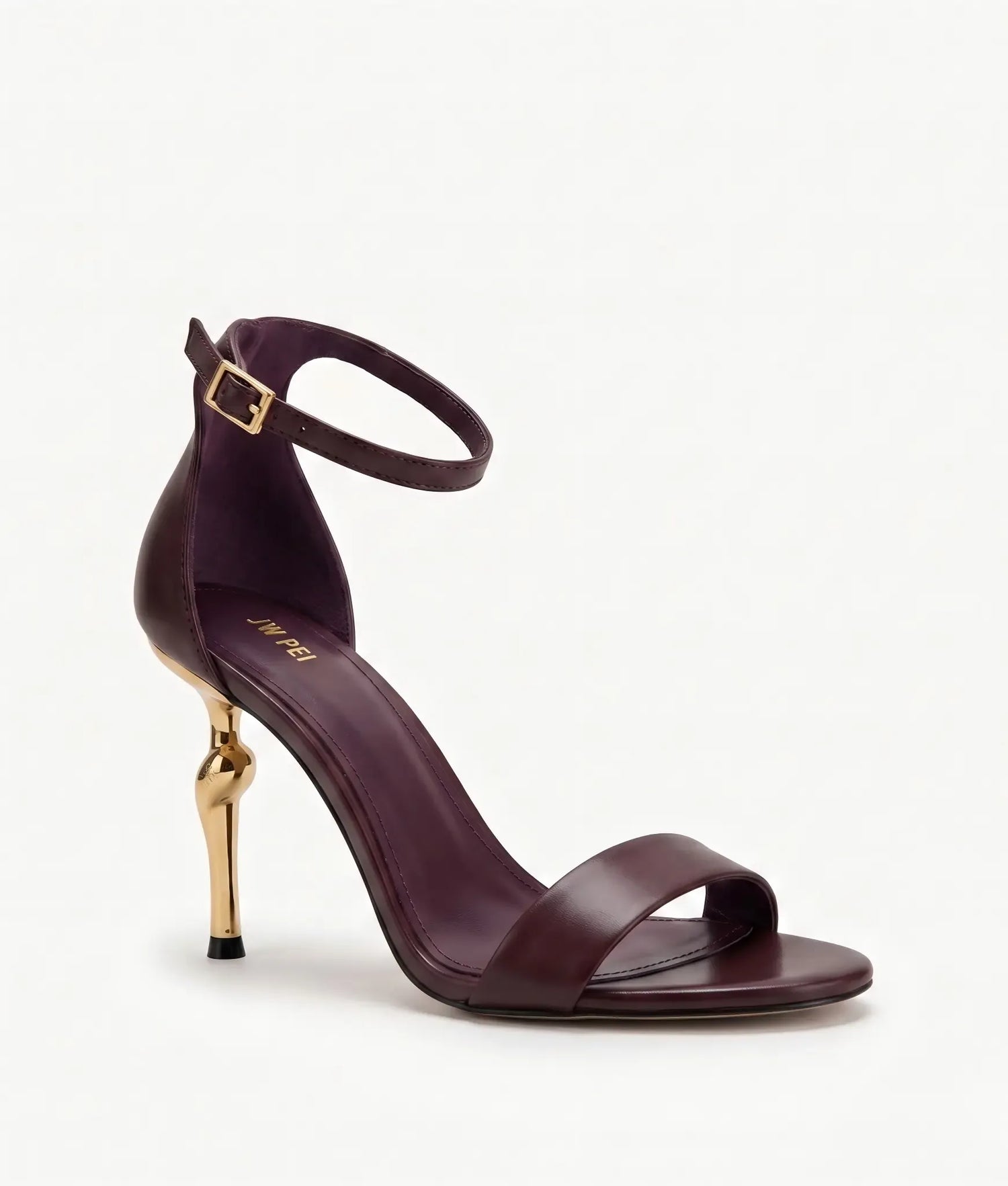JW PEI Claret Women Alivia Ankle Strap Sandals  SKU: 1SDS27X006-4_Claret Image 01