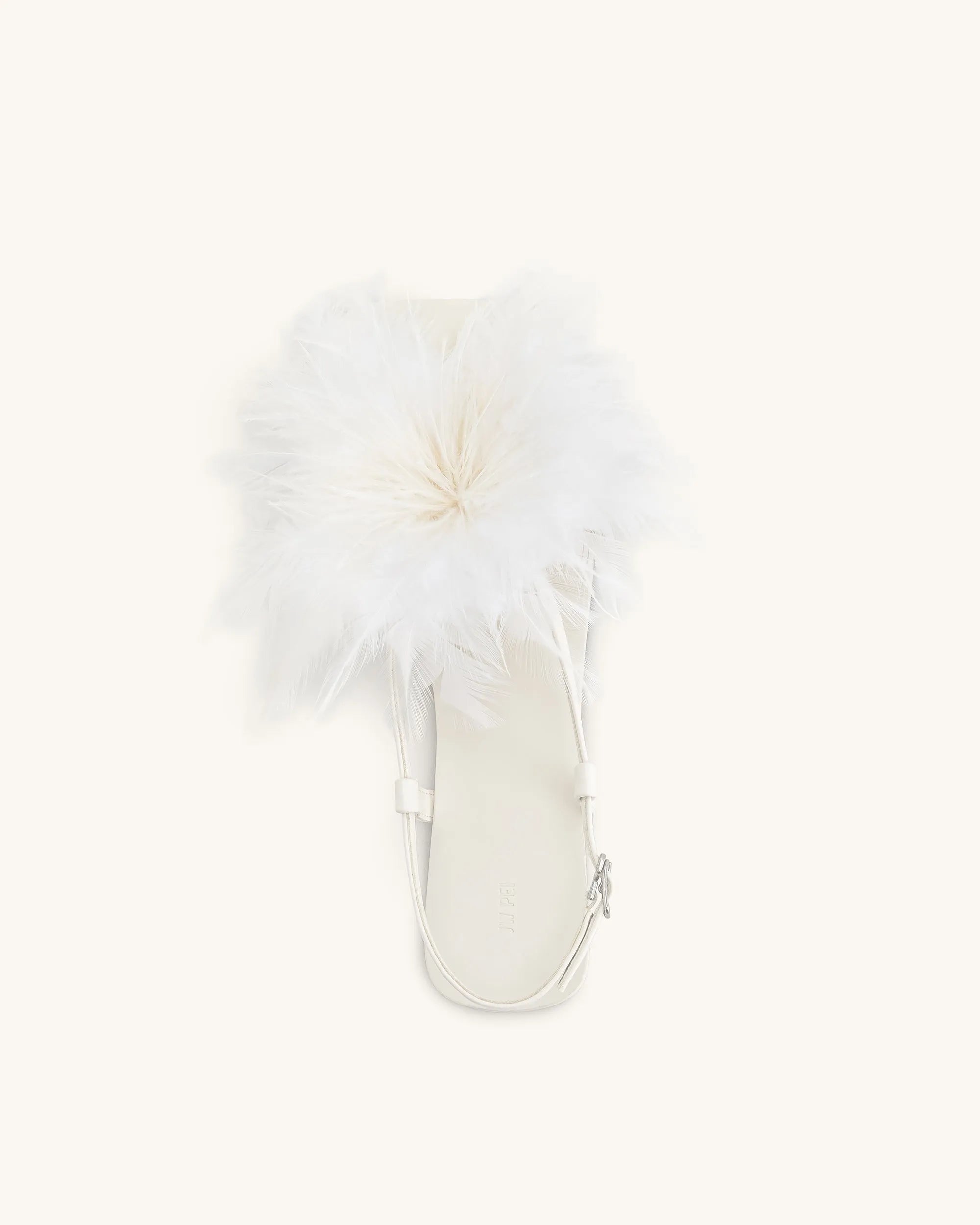JW PEI_White_Fluffy Flats Sandals_1SDS37-2_White_03