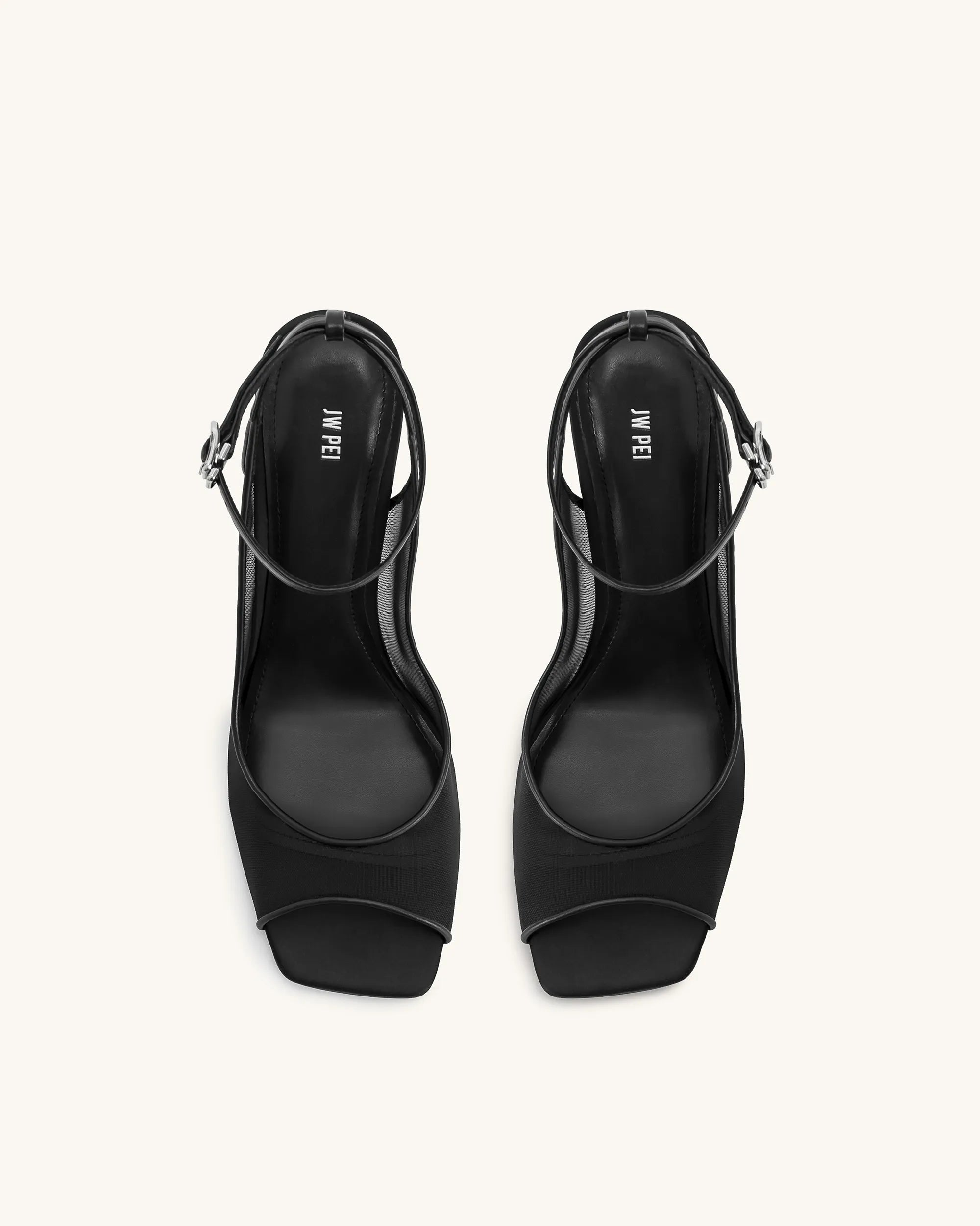 JW PEI_Black_Serenity Open Toe Mesh Slingback Sandal_1SDS50-1_Black_01