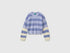 Benetton Lavender Girls Two-Tone Striped Sweater SKU: 1UWVQ10AF_902 Image 01