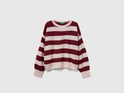 Benetton_Soft Pink_Striped Sweater_1Z8SQ108X_12U_01