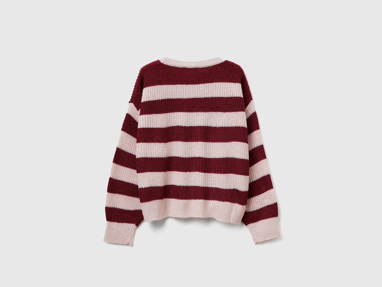 Benetton_Soft Pink_Striped Sweater_1Z8SQ108X_12U_02
