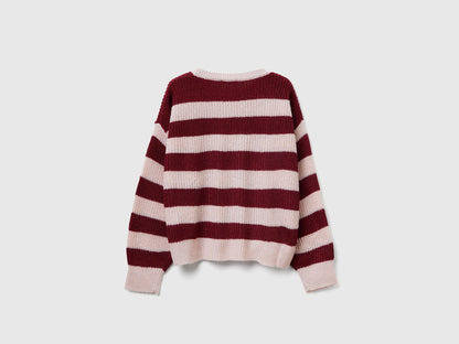 Benetton_Soft Pink_Striped Sweater_1Z8SQ108X_12U_02