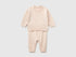 Benetton Soft Pink Girl Knitted Set with Bunnies SKU: 1ZOCB101J_35P Image 01