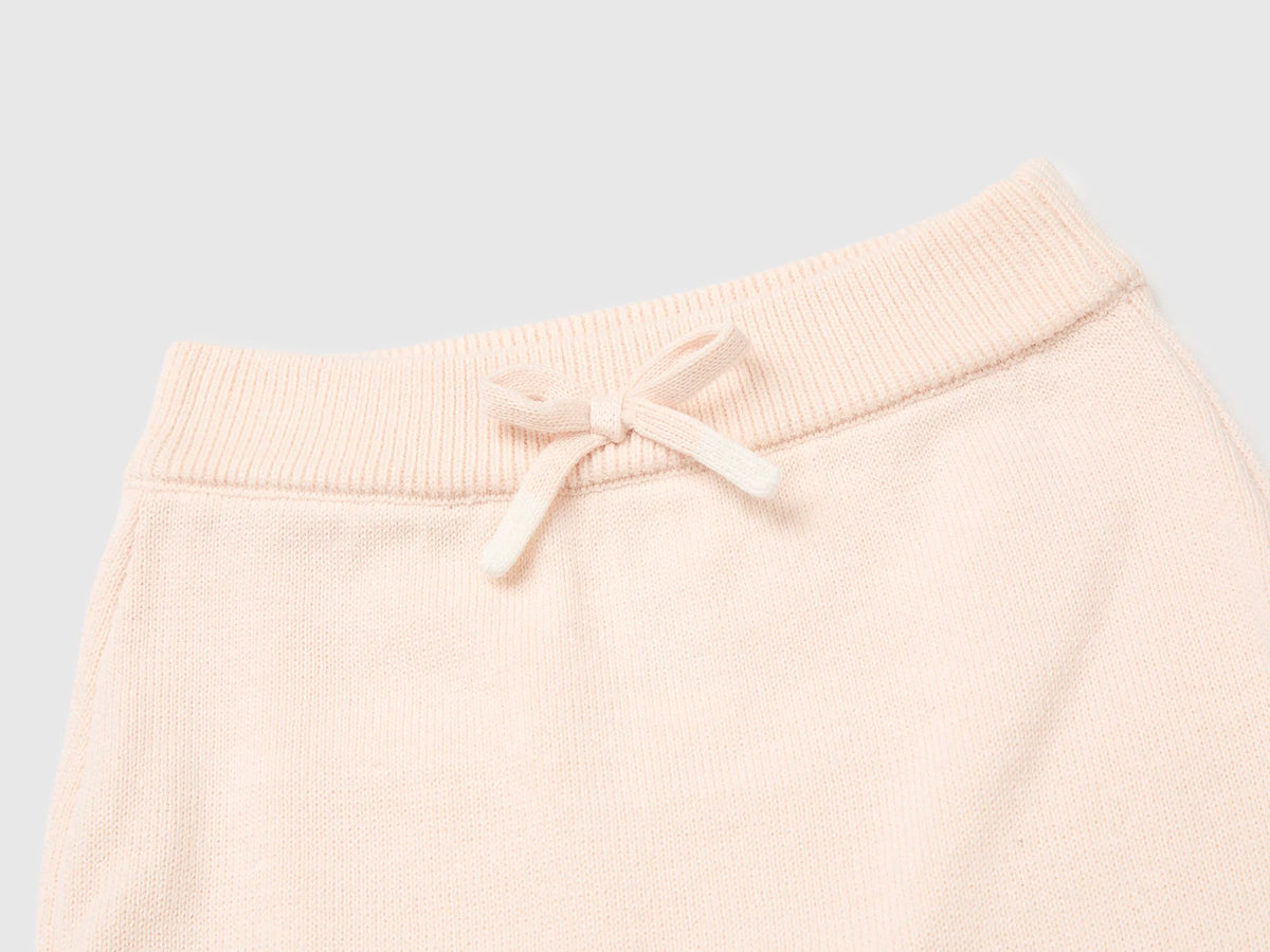 Benetton Soft Pink Girl Knitted Set with Bunnies SKU: 1ZOCB101J_35P Image 03
