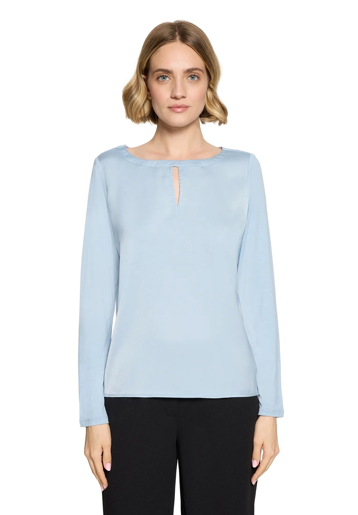 Betty Barclay Blue Fog Women Blouse Top SKU: 2000-1798_8470 Image 01