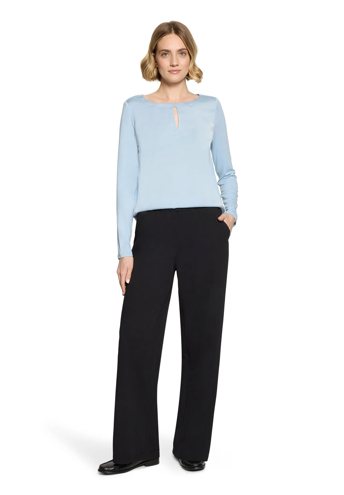 Betty Barclay Blue Fog Women Blouse Top SKU: 2000-1798_8470 Image 02