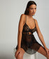 Wired Lace Isabelle Dot Mesh Babydoll In Different Cup Sizes_200322_Black_03