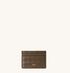 JW PEI Cocoa Brown Women Woven Texture Card Holder  SKU: 20035-31_Cocoa Brown Image 01